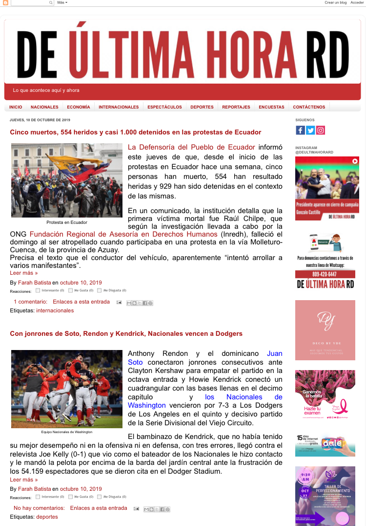 Estudiante de O&M lanzan periódico digital