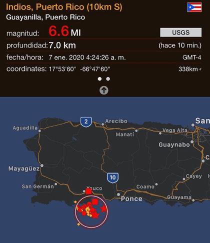 otro sismo golpea a puerto rico