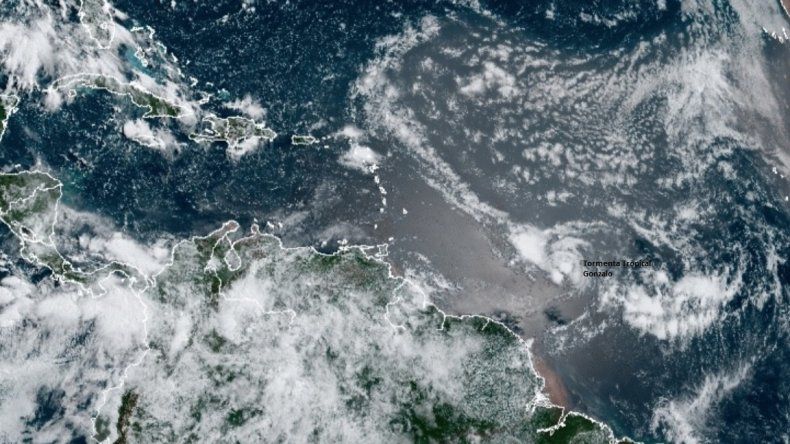 Onamet vigila evolución de la tormenta tropical Gonzalo
