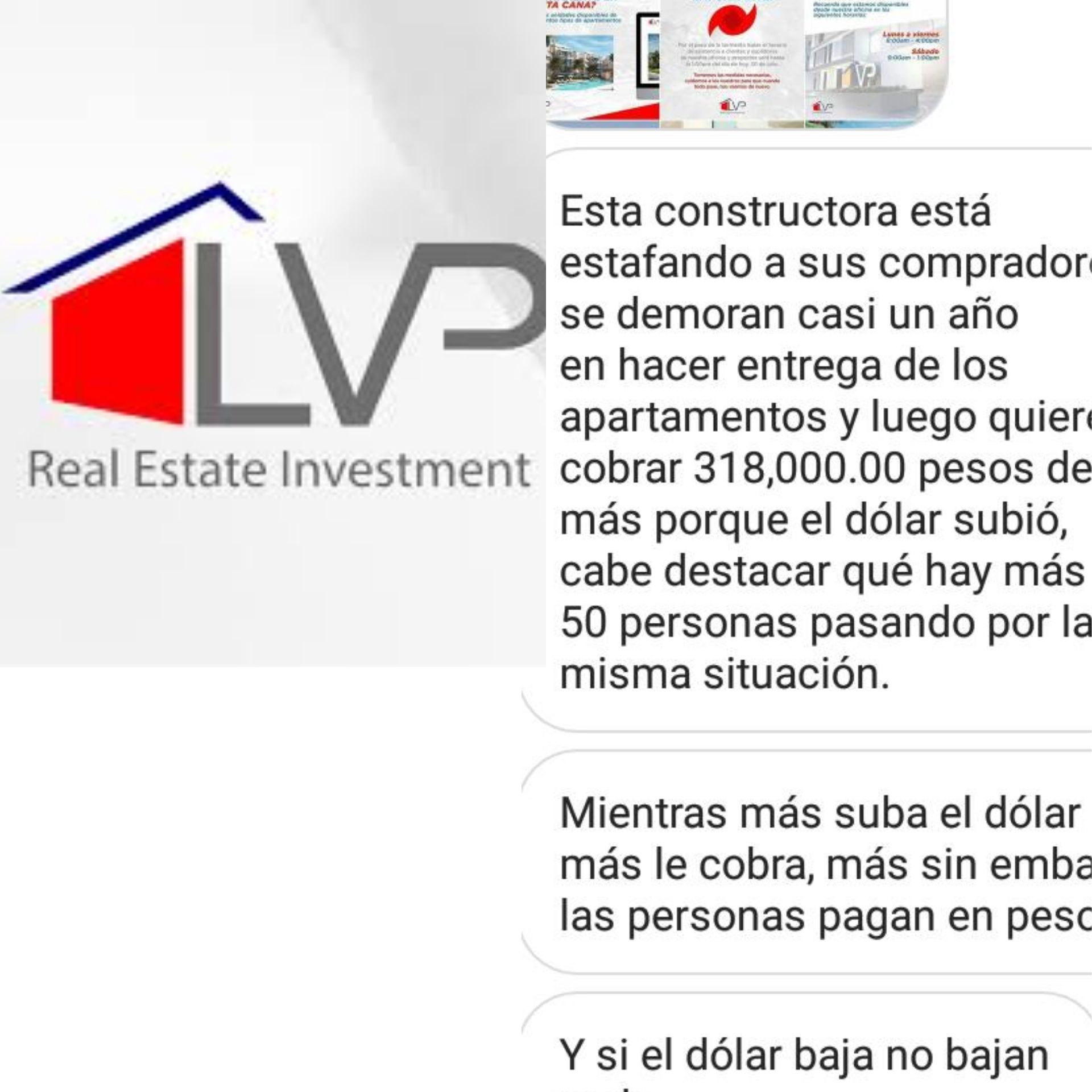 Denuncian que constructora Real Estate Ivestment estafa a compradores