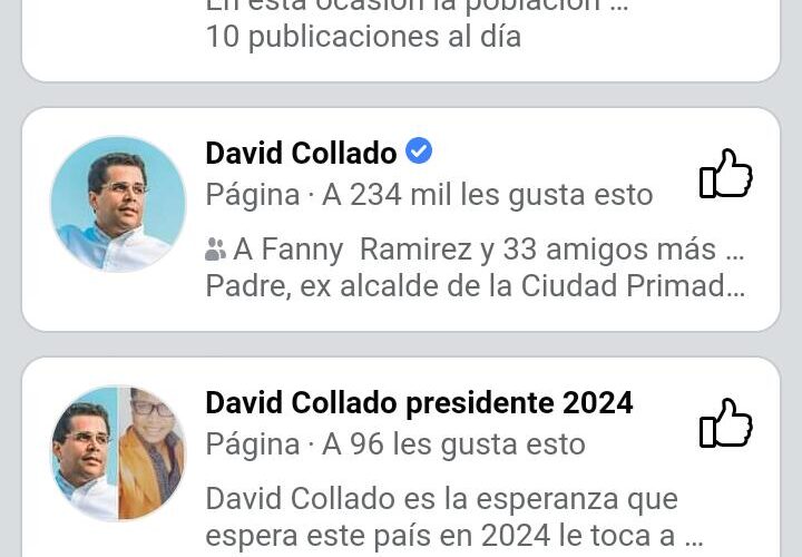 A tan solo mes y medio del nuevo gobierno se promociona a David Collado como presidente 2024
