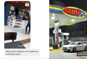 Mujer denuncia haber sido agredida en la bomba Sunix