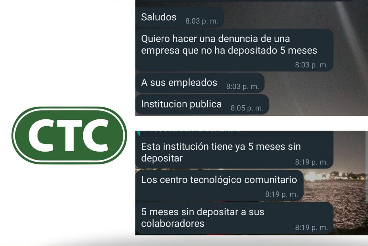¡Cinco meses sin cobrar! colaboradores de los CTC se quejan