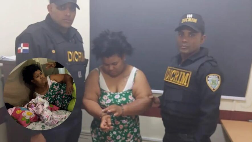Imponen tres meses de prisión preventiva acusada de raptar bebé en maternidad Los Minas