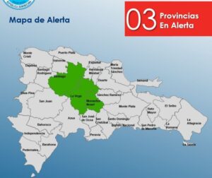 COE mantiene 3 provincias en alerta verde por lluvias