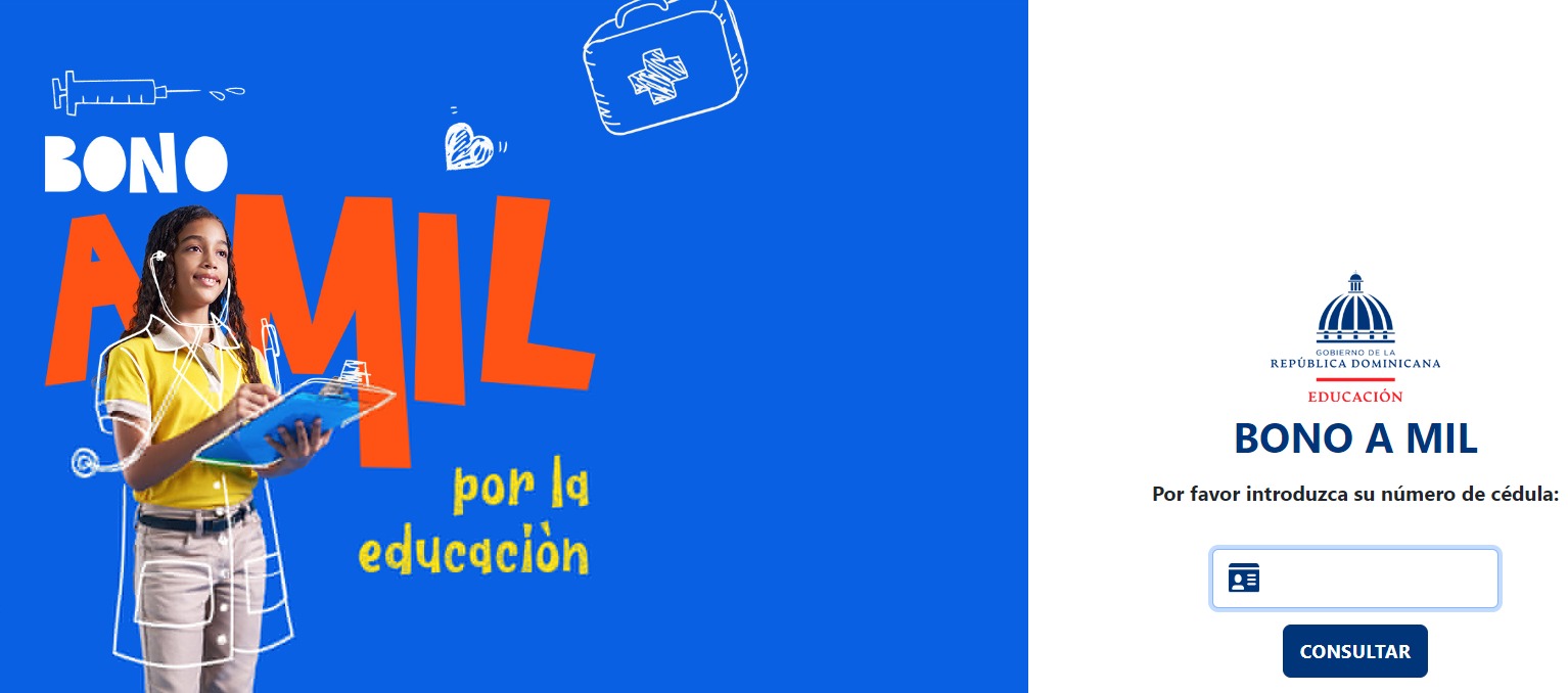 Verifica si eres uno de los beneficiarios del Bono a Mil para estudiantes