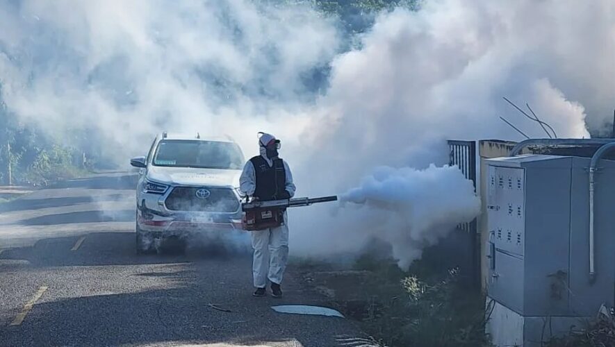 Al menos 40 mil viviendas fumigaron este fin de semana para erradicar el dengue