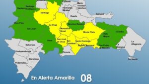 COE dispone alertas amarilla y verde por lluvias para 19 provincias