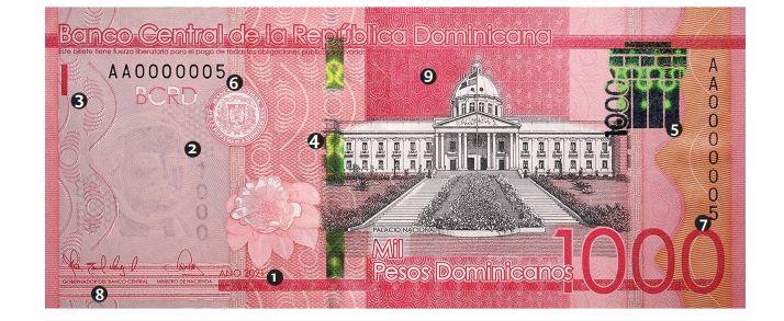 Anuncian circulará nuevo billete de RD$1,000