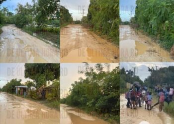 Ciudadanos denuncian calles en San Antonio de Guerra están intransitable