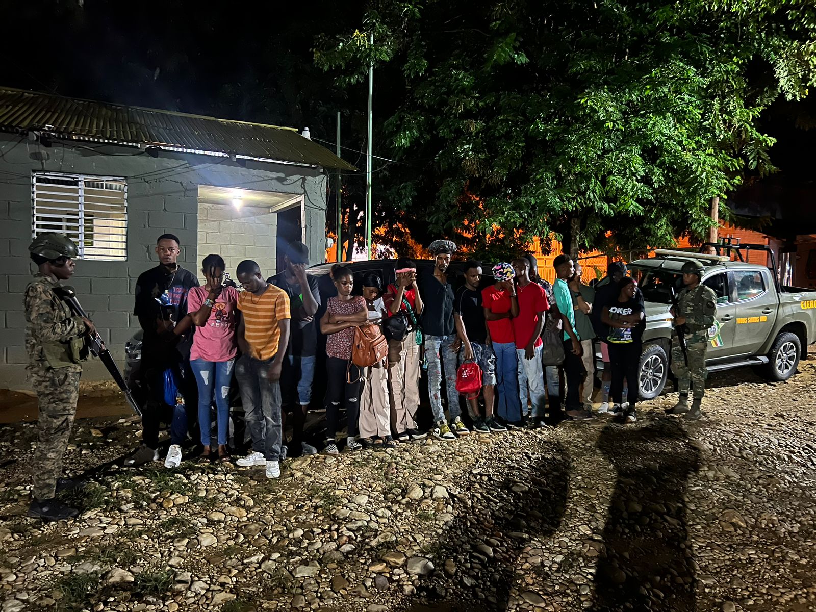 Ejército detiene 47 indocumentados en Santiago Rodríguez Elías Piña y Valverde