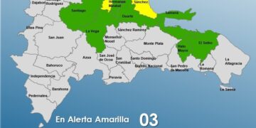 Aumentan a tres las provincias en alerta amarilla y mantienen 8 en verde por sistema frontal