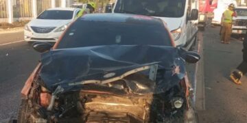 Accidente de tránsito múltiple en Bonao deja cuatro afectados