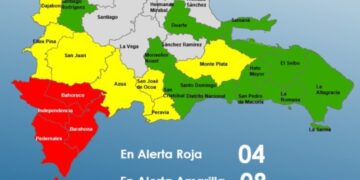 COE disminuye a 24 las provincias en alertas por huracán Melissa; cuatro permanecen en roja