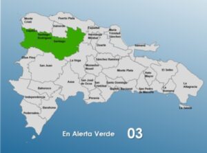 Emiten alerta verde para tres provincias por onda tropical
