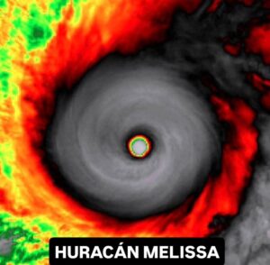 Melissa se convierte en huracán categoría 5; seguirán las lluvias por tres días