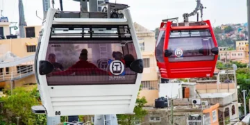 Suspenden servicios de la línea 1 del teleférico, de Gualey a la Charles de Gaulle, por avería