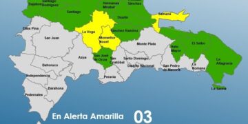 Elevan a 18 las provincias en alertas por vaguada; tres en amarilla