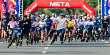340 atletas protagonizan la tercera edición del Maratón de Patinaje del Gran Santo Domingo
