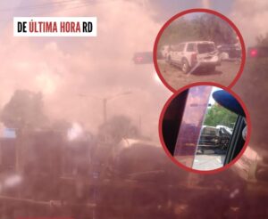 Se registra accidente múltiple en la Jacobo Majluta