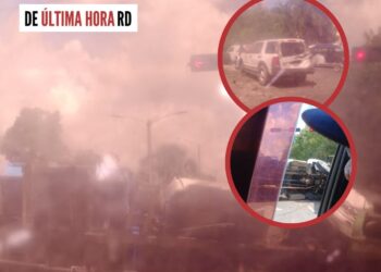 Se registra accidente múltiple en la Jacobo Majluta