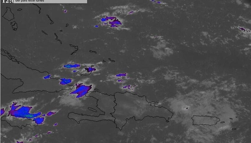 Vaguada provocará lluvias en gran parte del país este lunes Vaguada provocará lluvias en gran parte del país este lunes
