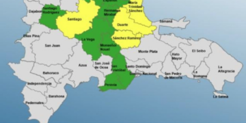 COE coloca cuatro provincias en alerta amarilla y ocho en verde por vaguada