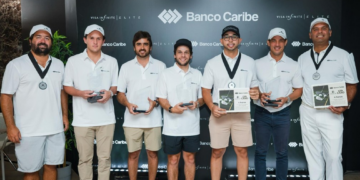 Banco Caribe celebró su primer Torneo Golf Virtual Caribe para clientes Elite
